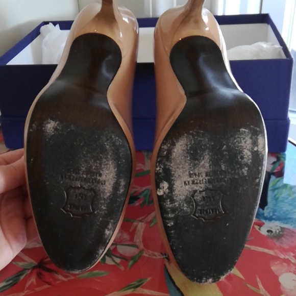 Stuart Weitzman Platswoon Cream Patent Leather - Picture 11 of 14